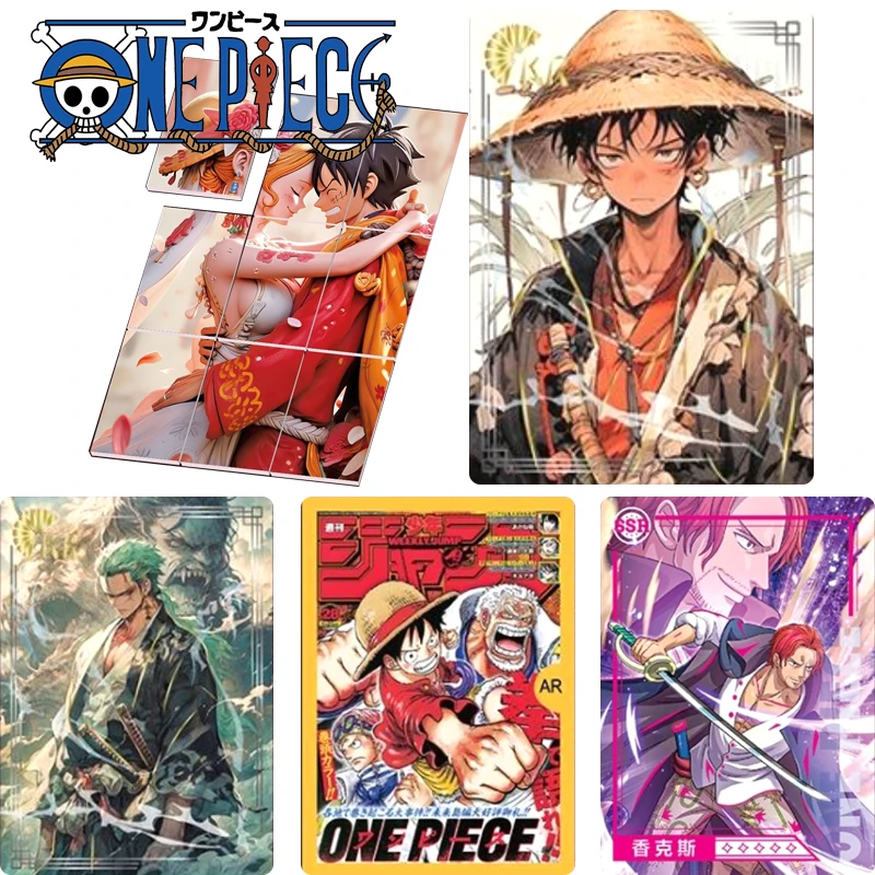 Lycra One Piece Ar Mr Card Monkey D. Rufy Tony Tony Chopper Rare Bronzing Collection Card Christmas Birthday Gift Game Toys