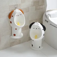 Cartoon Animal Pee Potty Training Urinal Boy Standing Urinal Sturdy for Kids 1 to 6 Years Old Adjustable Height 3 Levels Lovely 1