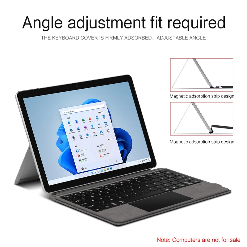 Bluetoothキーボード10.5を備えたmicrosoft surface go 2ノート