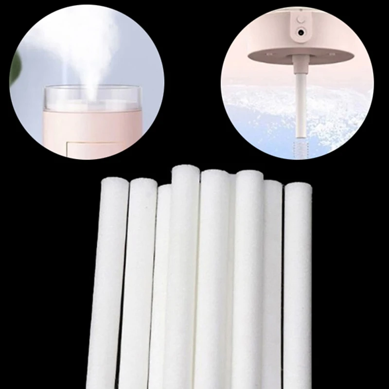 10/20pcs 8*200/97mm Filters Cotton Swab For USB Air Ultrasonic Humidifier With Strong Water Absorption humidifier filter