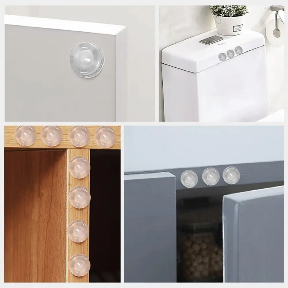 Anti-collision Particle Silicone Pads Door Cabinet Toilet Drawer Bumper Rubber er Cushion Furnitures Bumper Protective Pads
