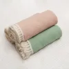Newborn Blanket Infant Tassel Gauze Blanket Children's Gauze Wrap Bath Towel Blanket Baby Quilt 3