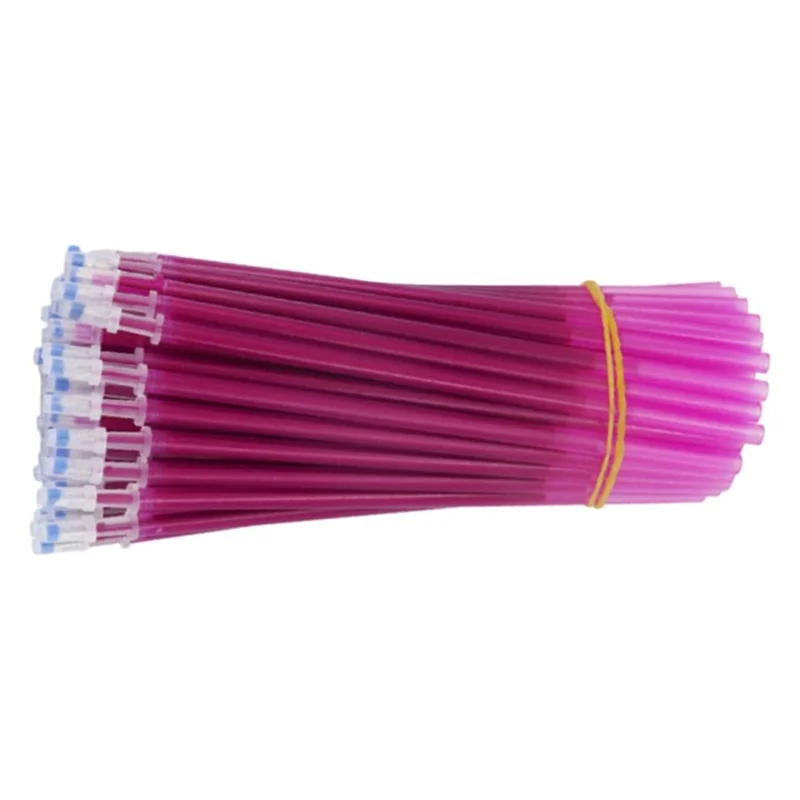 가정 및 학습용 0.5mm 지울 수 있는 펜 리필 100팩(최신)