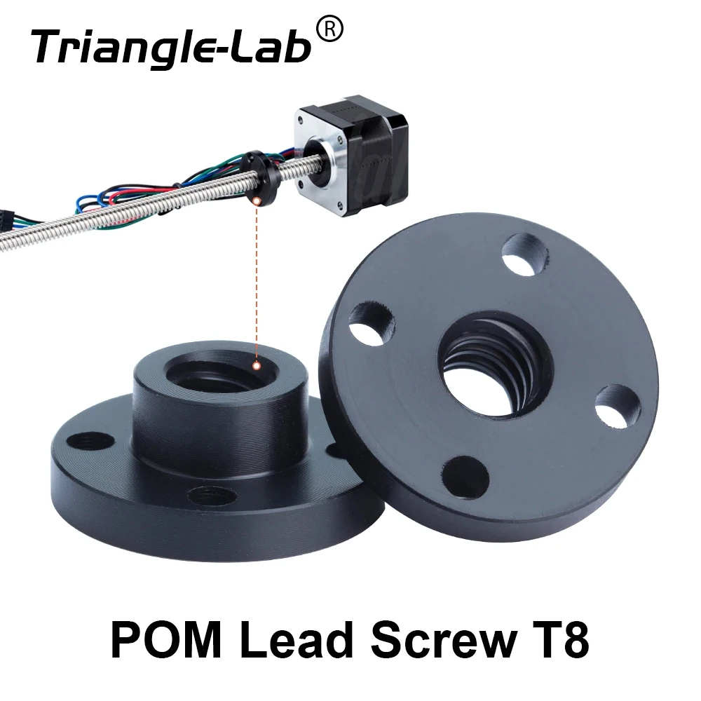 C Trianglelab POM-Mutter Schrittmotor POM-Leitspindel T8 X 4 / T8 X 8 für 3D-Drucker Prusa I3 MK3
