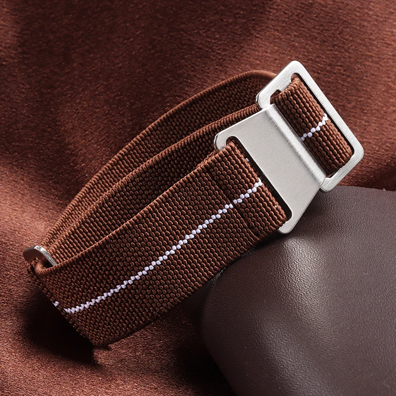 Versatile Nylon Braided Watch Band Elastic Strap - Sport Bracelet