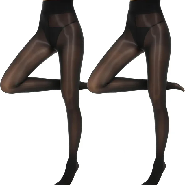 Collants transparents brillants taille haute pour femmes, chaussettes longues et moulantes, collants transfrontaliers lumineux de la Chine continentale