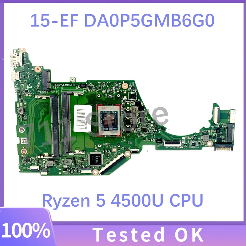 Scheda Madre Di Alta Qualità Da0P5Gmb6G0 Per Scheda Madre Per Laptop Hp 15-Ef 15Z-Ef 15S-Eq Con Cpu Amd Ryzen 5 4500U 100% Completamente Testata Ok