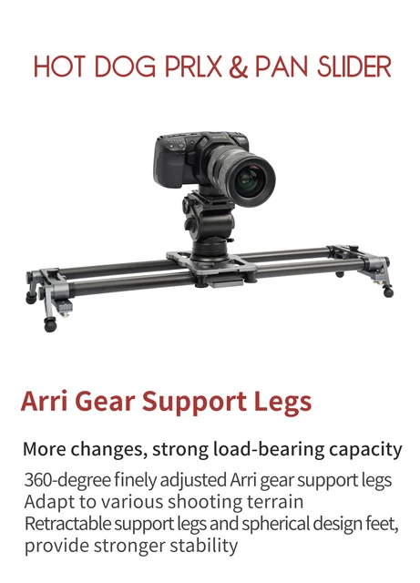 手動カメラスライダー,60cm/80cm/100cm/120cmカーボンファイバー  