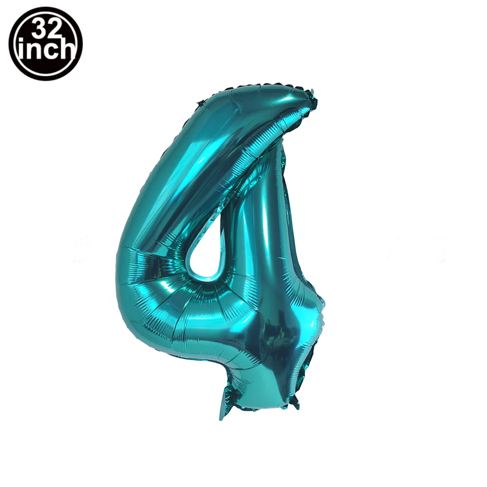 Celebratory Number 0 Jumbo Balloons - Multicolor 32-Inch Party Decor