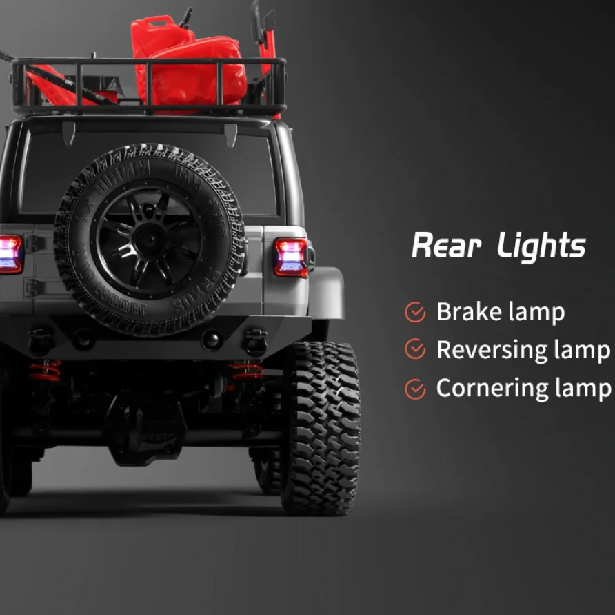 1/12 MN128 RC 자동차 4WD 지프 모델 2.4G 리모컨 LED 라이트 4X4 오프로드 4WD 클라이밍 RC 트럭 전기 장난감 자동차 소년 선물