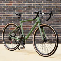 700c G.1 Explorer Drop Bar Gravel Bike, Small Frame, Fits Riders 5'1" - 5'5", Green, Adult 1