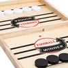 Fast Pace Sling Puck Game Foosball Winner Board Game Tabletop Hockey Catapult Chess Hand-eye Coordination Training Toys for Kids