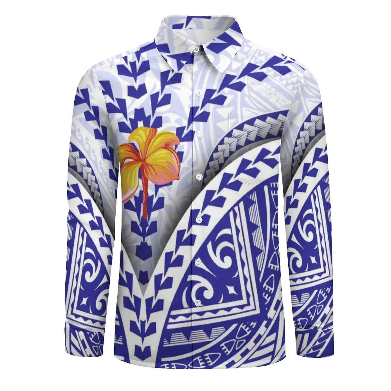 

_ 6XL 2021 зимняя мужская модная рубашка с длинным рукавом, мягкая Повседневная рубашка, Самоанская рубашка Puletasi, Мужской Топ в стиле викингов, белый полиэстер