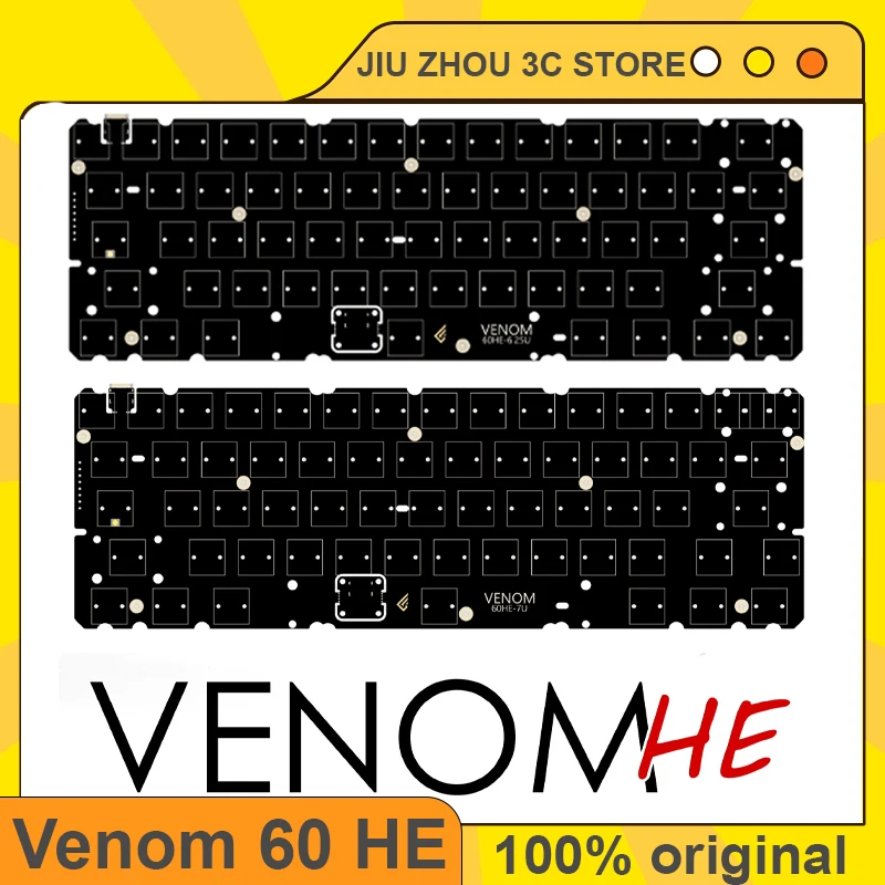 Geonworks Venom 60 HE Magnetic Switch Keyboard PCB Compatible GH60