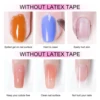 Nail Peel Off Liquid Anti-Overflow Glue Edge Latex Tape, Peel Off Cuticle Guard Nails Finger Lacquer Protector, Manicure Polish 2