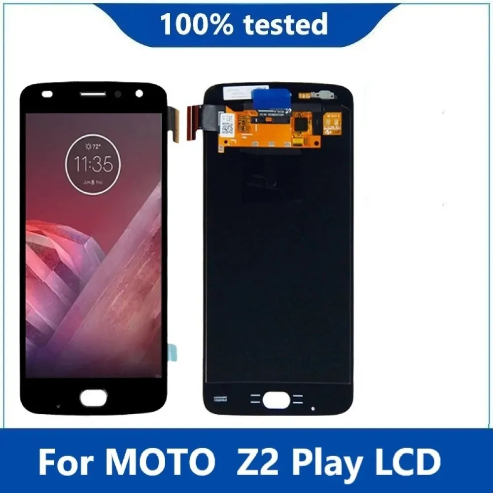 ЖК-дисплей Super AMOLED для Motorola Moto Z2 Play CEADNANELY, емкостный сенсорный экран, сменный дигитайзер