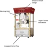Popcorn Machine - 8oz Popper with Stainless-Steel Kettle, Reject Kernel Tray, Warming Light, and Accessories by Great No 3
