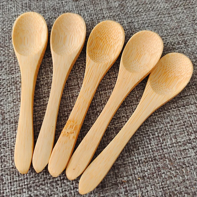 oupados 12 Pièces Mini Cuillère en Bois Petites Cuillères de en Bois Faites  Main Cuillère à Café en Bois pour Enfants, Condiments, Épices, Thé, Miel,  Moutarde, Etc(13x3CM) : : Cuisine et Maison