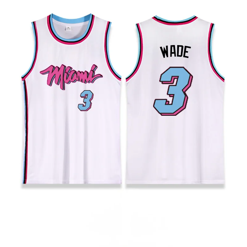 Mens Jersey Men's Sleeveless Basketball Vest Breathable Quick Drying T-shirt Hot Team City Edition No. 3 Jersey Loose Sports Training Shirt
