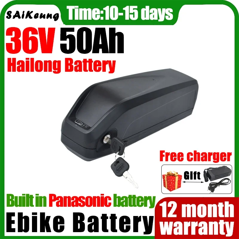

Hailong Bafang Batterij Elektronische E bike Batterij 36V 16ah 23ah 30ah 40ah 50ah 18650 Lithium Batterijpakket voor 250W -1500W