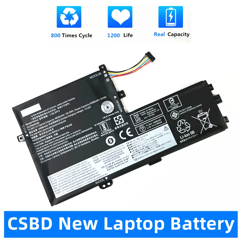 

CSBD New L18L3PF3 L18C3PF7 Laptop Battery For Lenovo Ideapad S340-14 S340-15IWL Xiao Xin 14-2019 15-2019 L18C3PF6 L18M3PF6