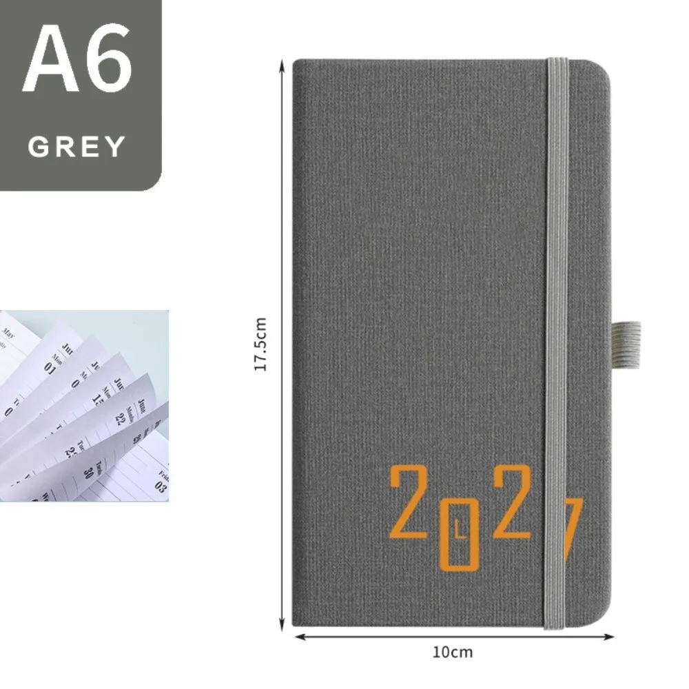 Deluxe Hardcover Daily Planner Notebook - Elegant Stationery for Organized Writing and Planning