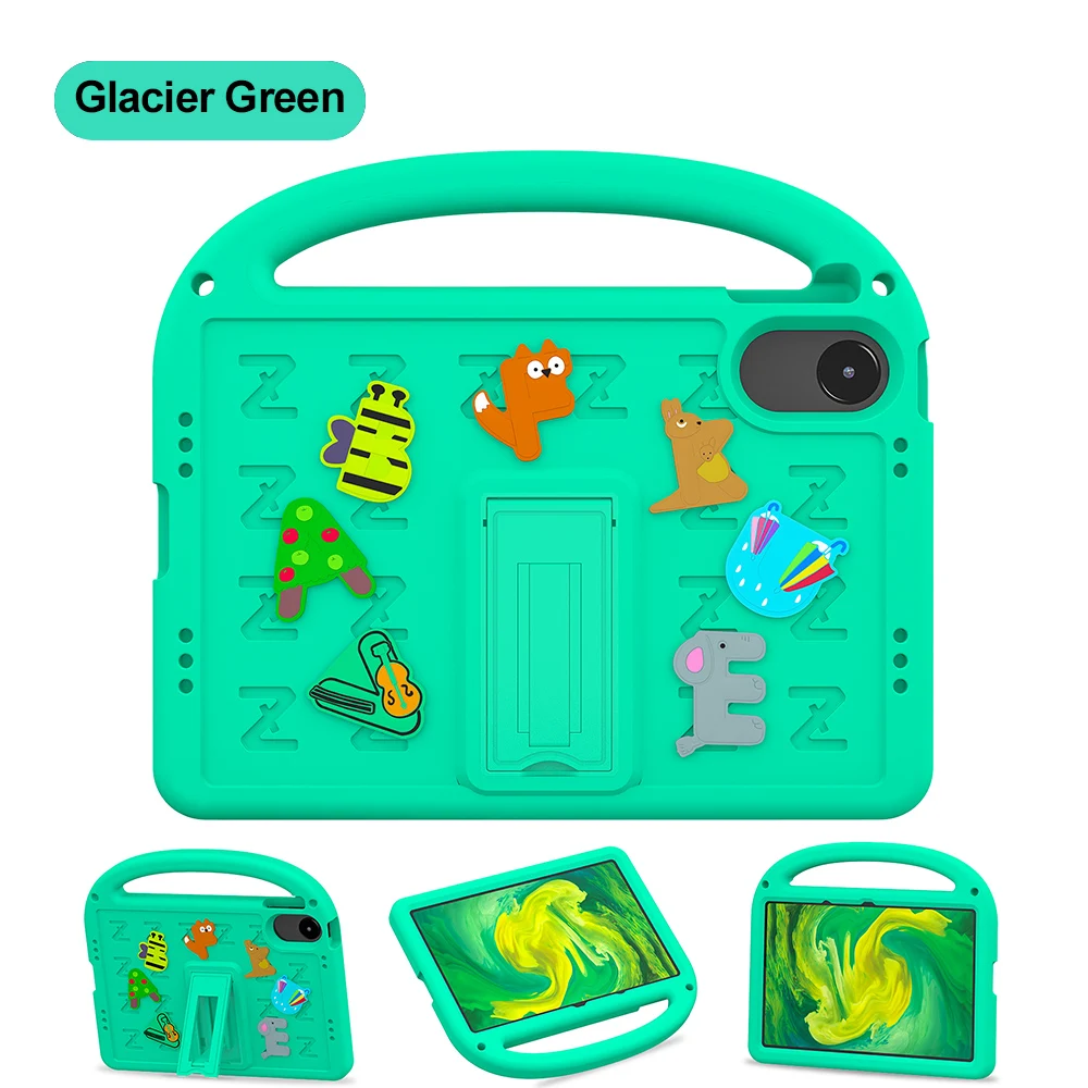 Whimsical EVA Tablet Case with Built-in Pen Slot - Durable and Fun Design