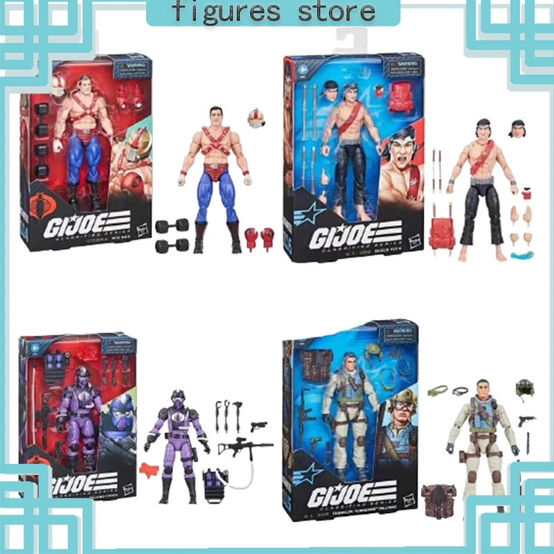 

Original G.I. Joe Classified Series Quick Kick &Big Boa 6 Inch Anime Figure Action Figures Toys Collectibles Model Kids Gifts