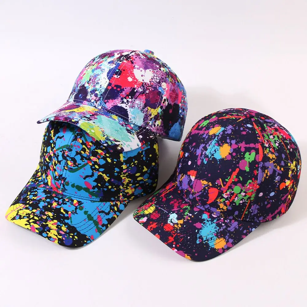 Baseball Cap Women Summer Hat Graffiti Printed Youth Street Hip Hop Casual Sunshade Adjustable Snapback Caps Women