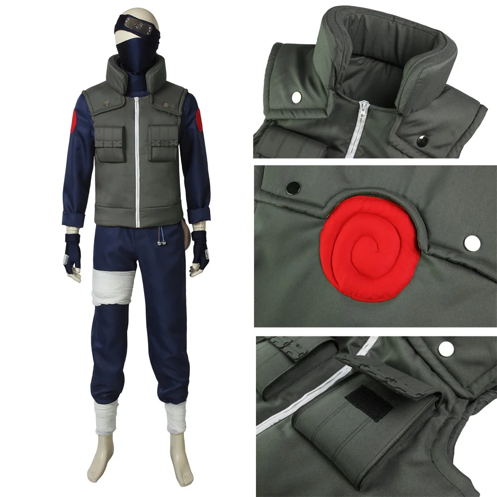 Hatake Kakashi Naruto cosplay costume