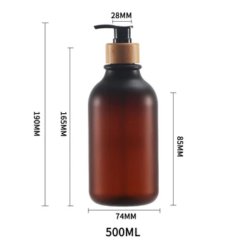 300 ml/500 ml เครื่องจ่ายสบู่เหลวขวดแชมพูขวดปั๊มสบู่คอนเทนเนอร์โลชั่นห้องน้ําแชมพู Conditioner Dispenser 13