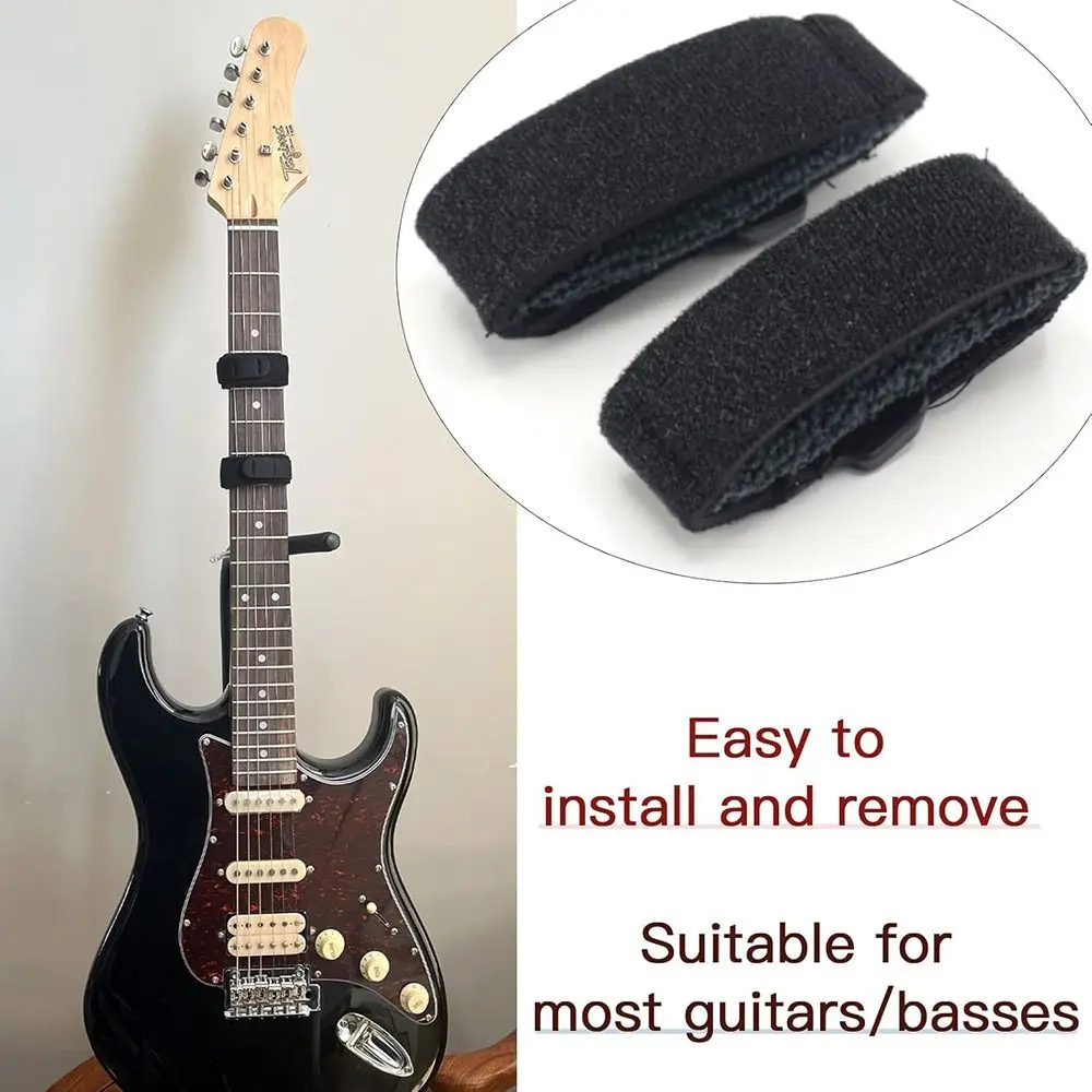 Universal Adjustable Guitar Mute Wrap Instrument Supplies Mute Noise Guitar String Dampener Musical Guitar String Cover Belt