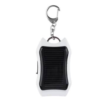 Keychain טלפון נייד גיבוי בנק כוח בנק 950 סולארי חיצוני מטען נייד מטען ציוד לטעינה אוניברסלי לנסיעה רגליים – תמונה 4