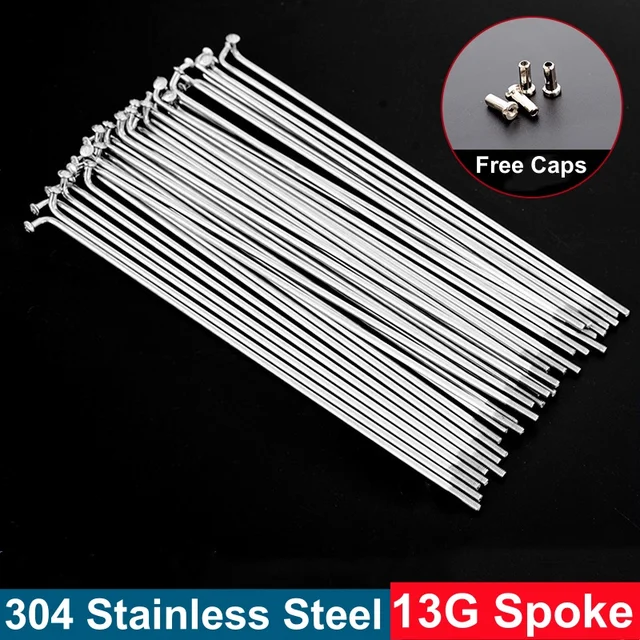 Radios Para Bicicleta Eléctrica Sapim – Acero Inoxidable, 2,3 Mm De Grosor, 13 G Cada Uno, Longitudes Personalizables