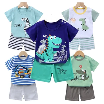 Kids Cartoon Pajama Set 1