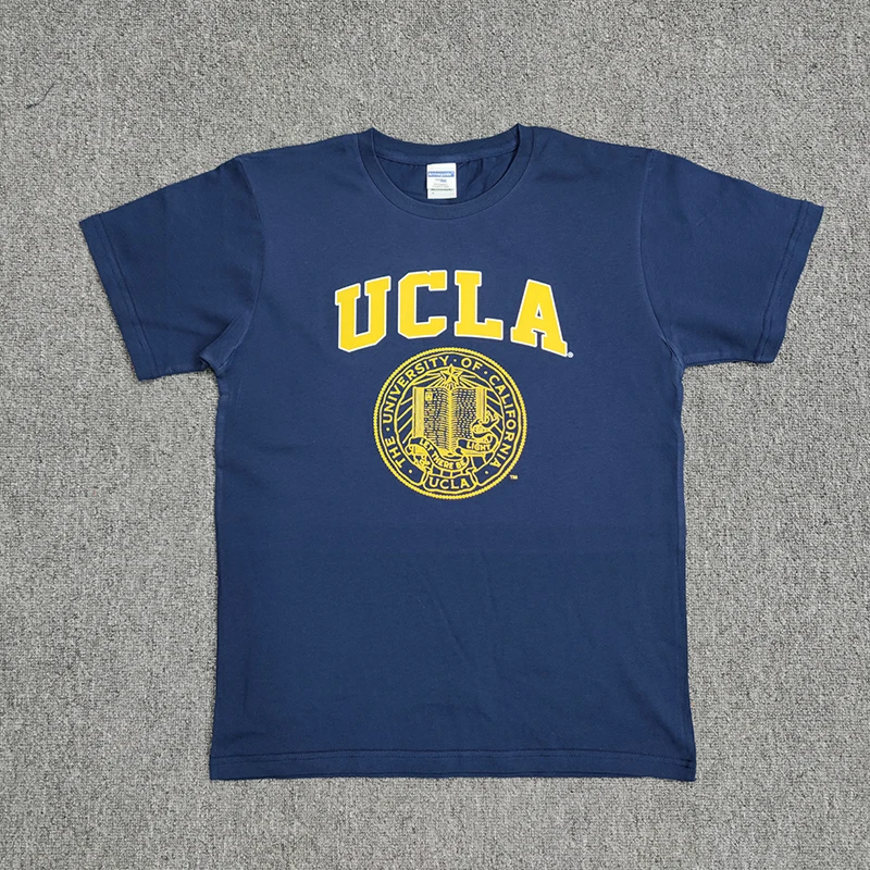 Summer Cotton Loose Large Size UC Short-sleeved T-shirt LA Men's and Women's Youth Culture Commemorative Shirt Daily Casual Wear S2b0c26e8ee124647b320e8d941d1e86bX