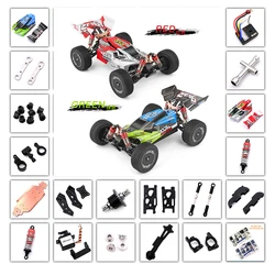 WLtoys 144001 1/14 RC Car Spare Parts Swing Arm C Seat Vehicle Bottom Motor Reduction Gear Cover Shock Absorbers Tire Plastic