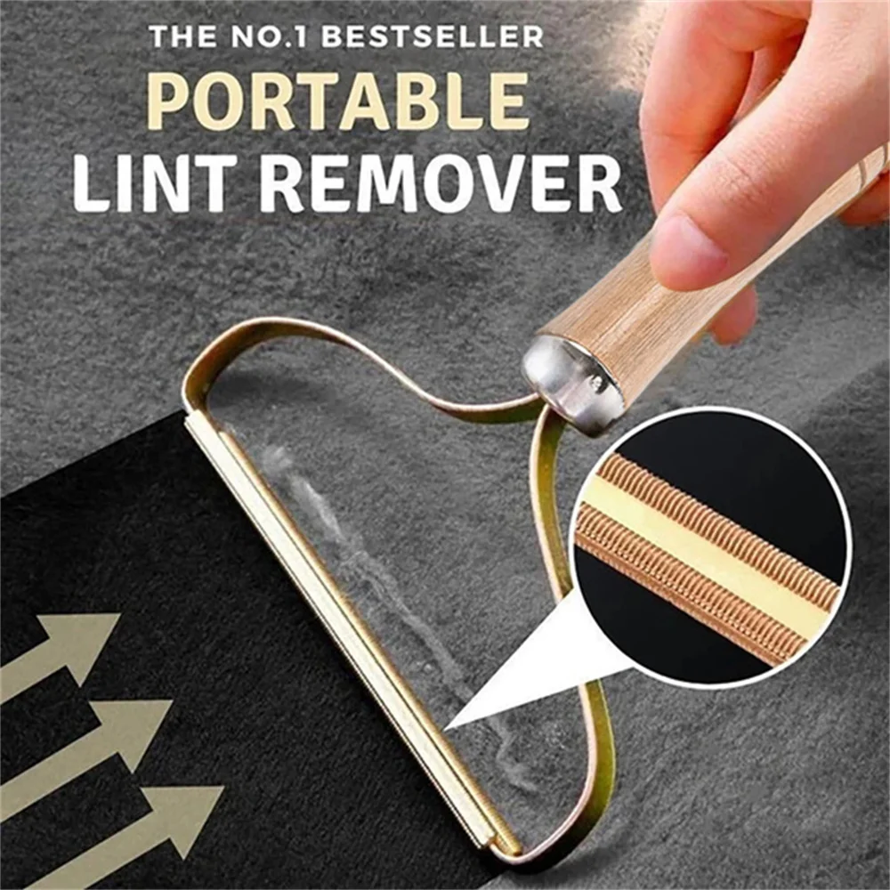 Manual Lint Fluff Pellet Remover Carpet Wool Coat Clothes Fabric Shaver Scraper Brush Tool for Animals Dogs Cats Hairs