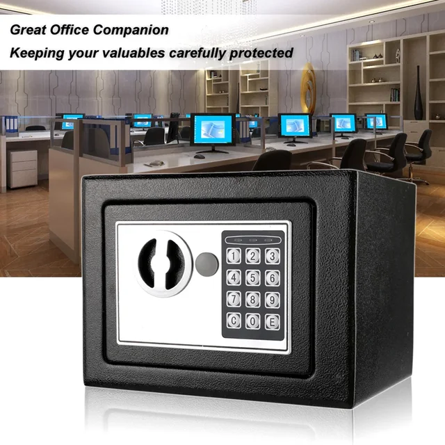 Electronic Keypad Digital Lock Security Safe Box All Steel for Home Office 2