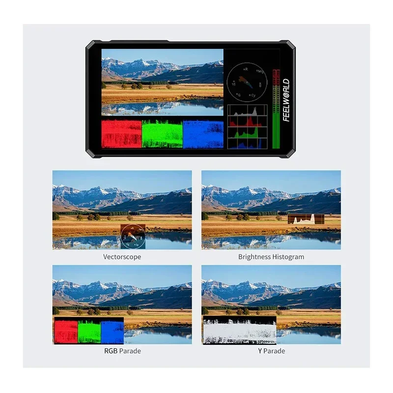 FEELWORLD PS6 5.5" On-Camera Field Monitor IPS FHD1920x1080 4K OLED Touch Screen