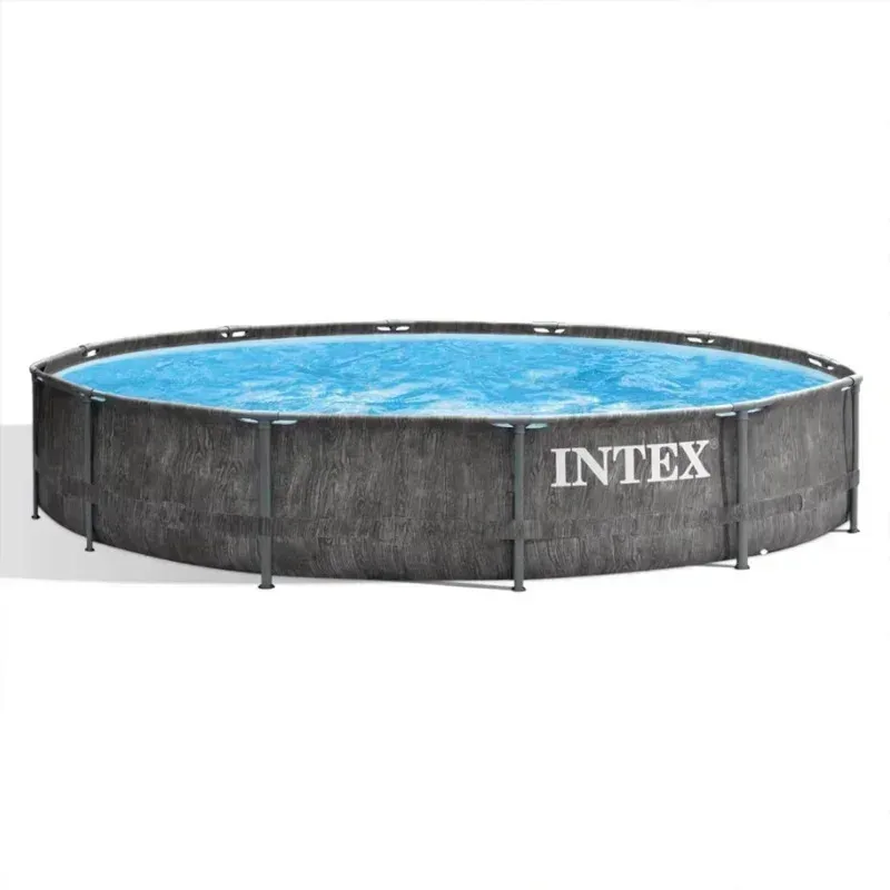 Intex Greywood 12 Foot Round Above Ground Pool