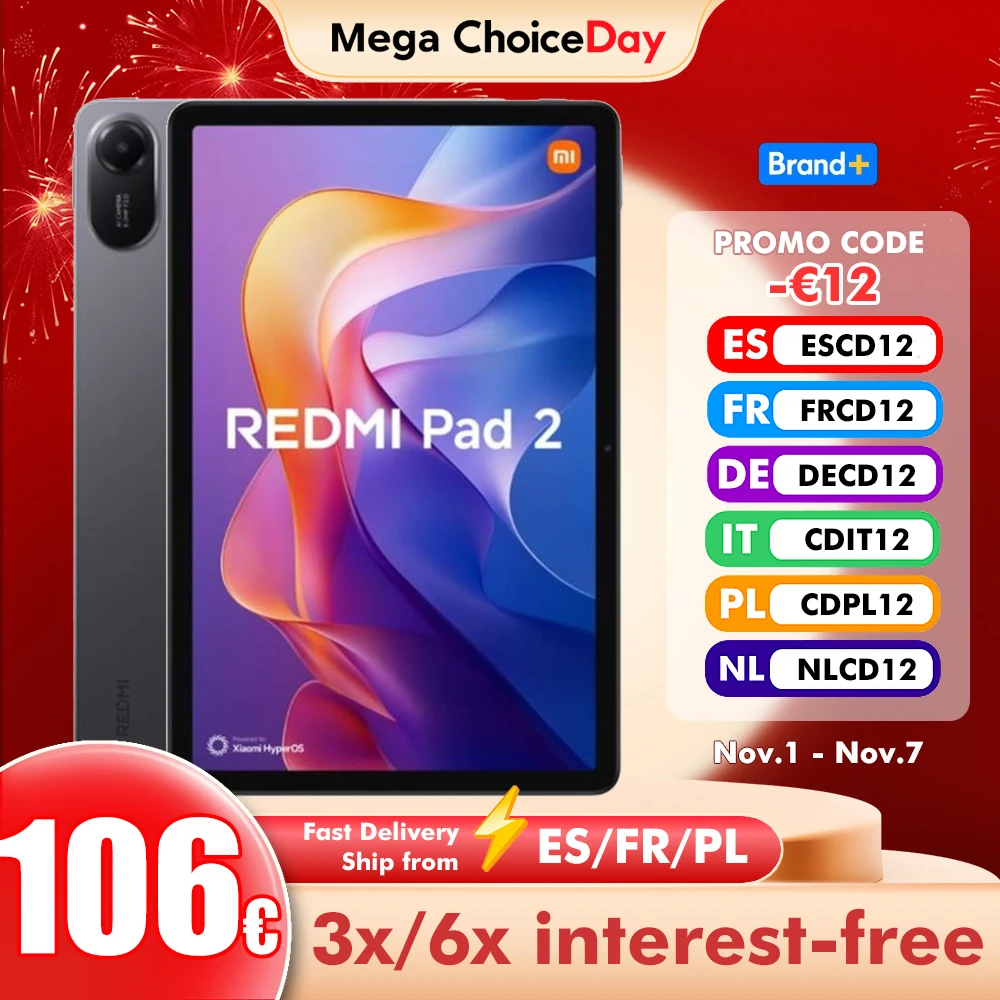 Tablet Xiaomi Redmi Pad 2 z EU za $128.53 / ~487zł