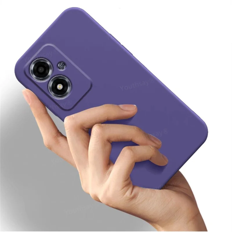 Premium Liquid Silicone Soft TPU Phone Bumper Case - Elegant Protection with Original Design
