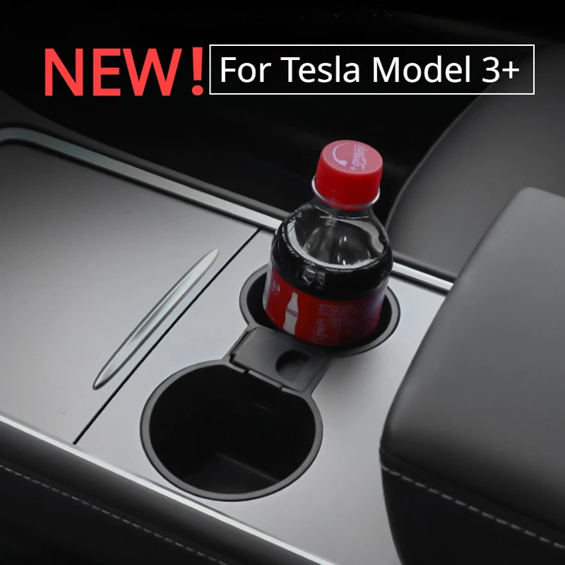 

Water Cup Holder for Tesla Model 3+ Central Control Water Cup Limiter with Ashtray Silicone Model3/Y New Model3 Highland 2024