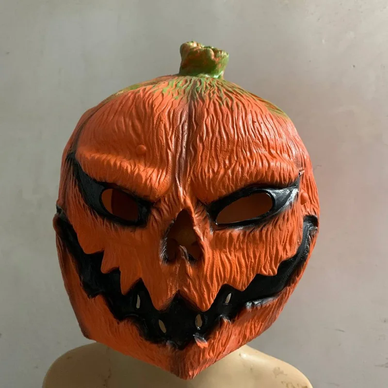 

Pumpkin Mask Halloween Evil Devil Cospla Latex Headgear Horror Props Ghost Pumpkin Headgear Party Headgear Mask