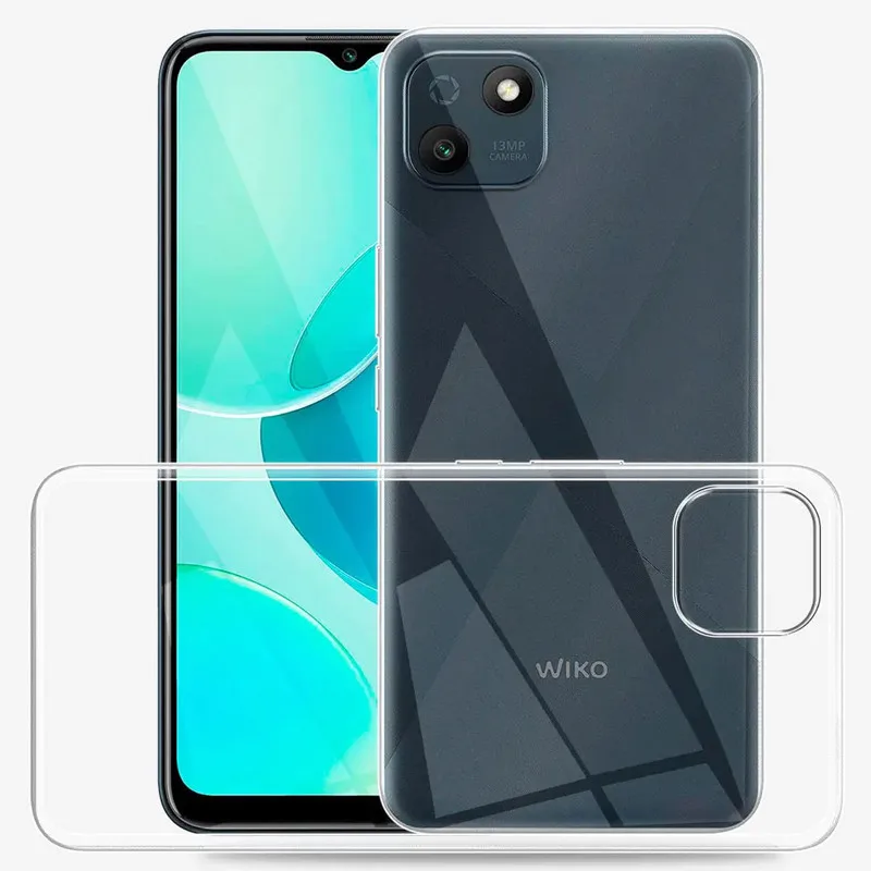 Custodia Per Wiko T3 / T10 W-V673-01 W-V673-02 / T50 W-P861-01 W-P861-02 Custodia Protettiva Completa In Silicone Tpu Trasparente Trasparente Traspare