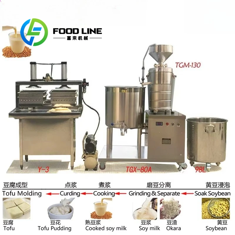 Attrezzatura per la lavorazione del tofu su larga scala: adatta per tofu congelato, tofu fritto e fornitura sfusa - immagine 4