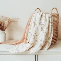 2PC/Set Baby Swaddle Blanket Bedding Soft Cotton Muslin Receive Blankets for Newborn Baby Wrap Stroller Cover Babies Acceesories