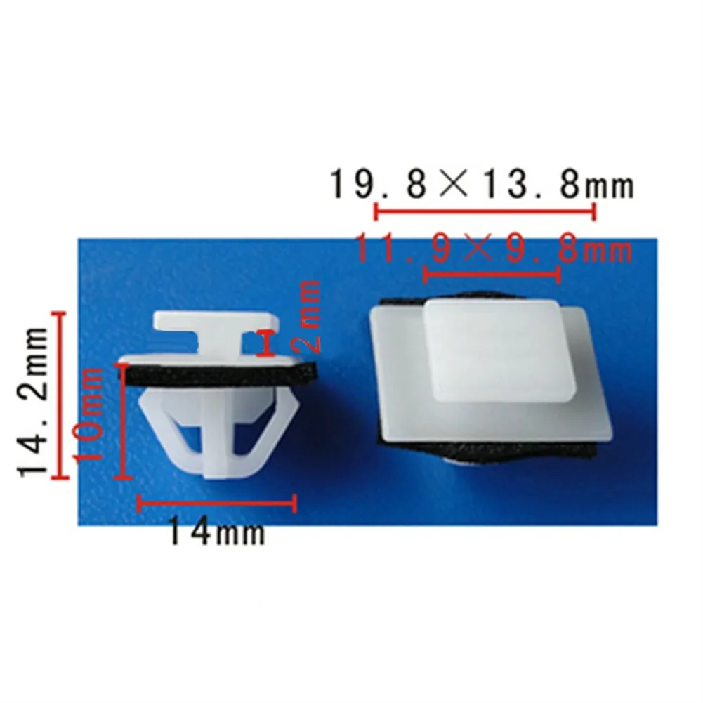 

Useful Car Rivet Clips With Sealer 20pcs 87756-2E000 Durable Nylon Replacement 100% Brand New And High Quality