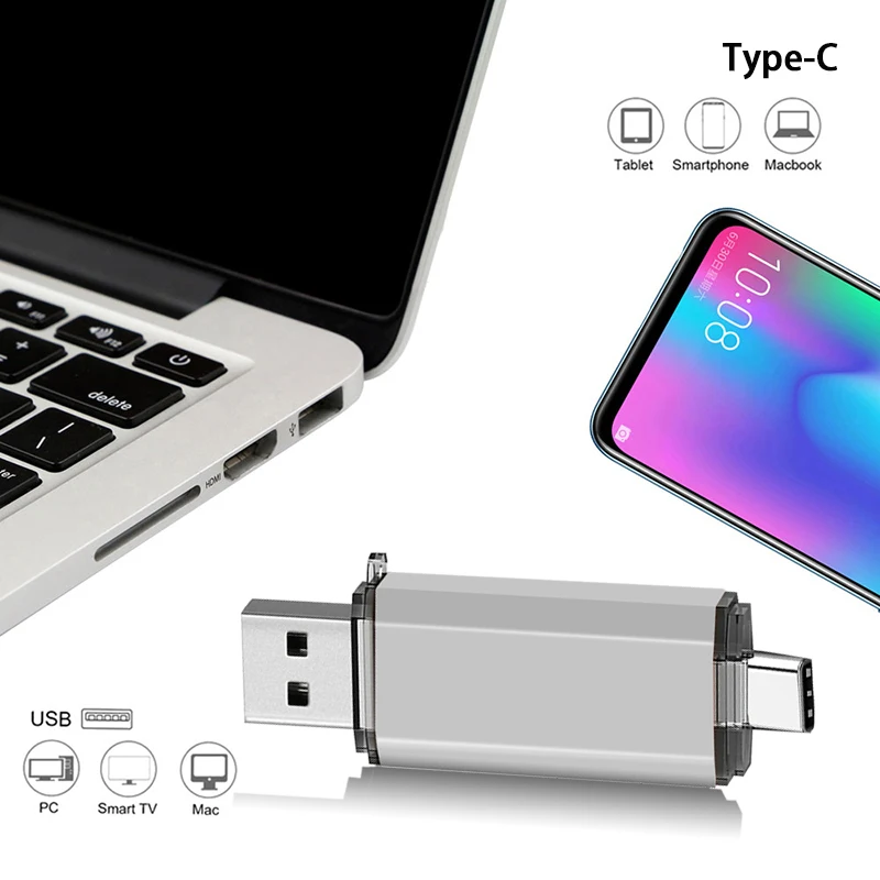 

New Super Mini Metal Usb Flash 128GB Drive Pen Drive 64GB 32GB High Speed Memory Stick U Disk 2.0 Memoria Usb